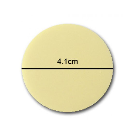 Custom Chocolate Discs Size